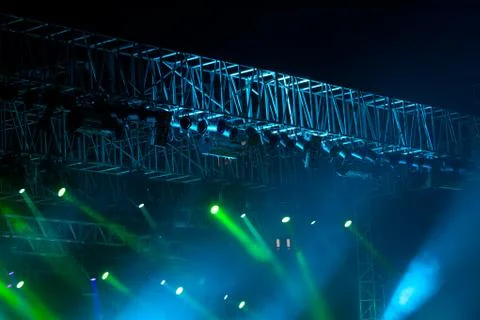Stage lights Illustrazione stock