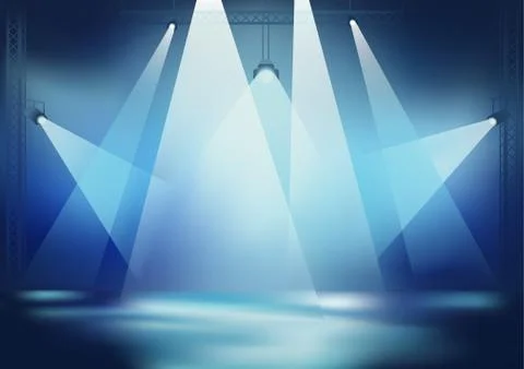Stage Lights Stock Illustration
