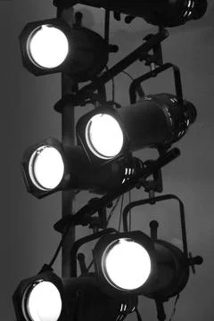 Stage lights Foto stock
