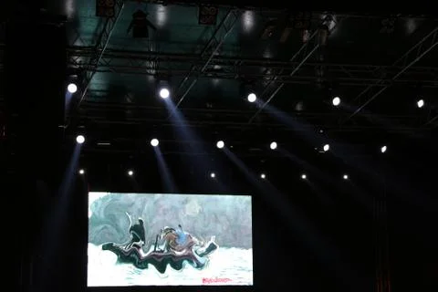 Stage lights Stock Photos