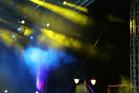 Stage lights Stock Photos