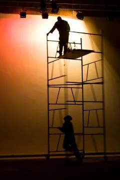 Stage lights Stock Photos