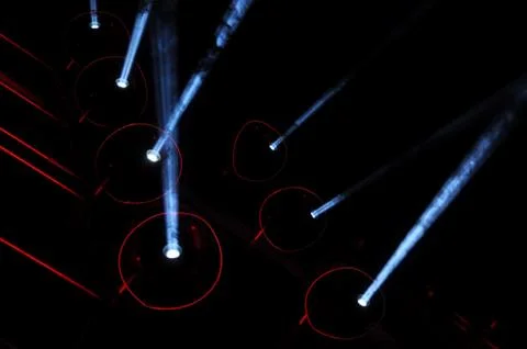 Stage lights Stock Photos