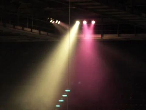 Stage lights. Stock Photos