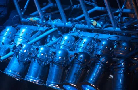 Stage lights Stock-Fotos