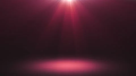 Stage lights shining at floor. Scene with red spotlight. Flashing rays. Stock Footage 115742869
