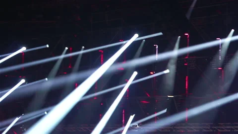 Stage Lights Show Stock Footage 139399662