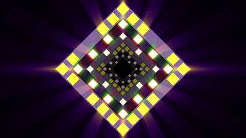 Stage Lights Tunnel VJ Loops 01 Video stock 105941693