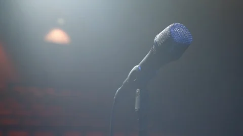 Stage mic focus pull ProRes Stock Footage 124314352