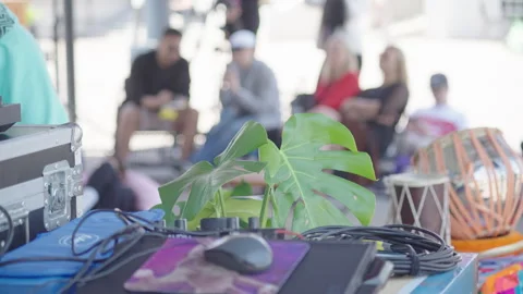 Stage / Music / Lights Stock Footage 325326802