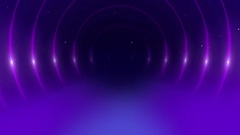 Stage opening  stage glitter animation, spotlights and luxury blue and p lig Stock Footage 317841652