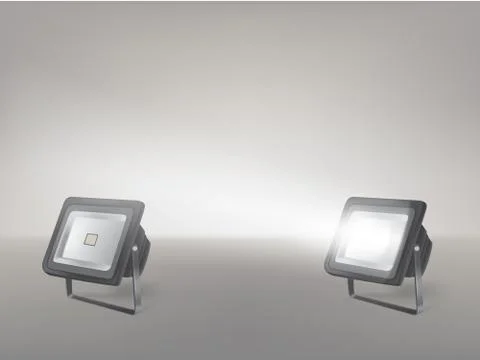Stage or studio spotlights realistic vector Stock-Illustration