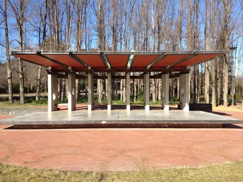 Stage in a Park Stock Photos