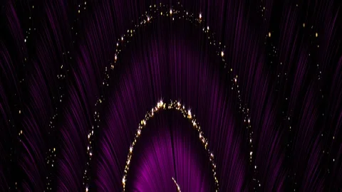 Stage Particles Abstract Background Widescreen Purple Stock Footage 201123215