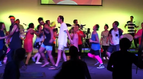 Stage party (AUDITORIUM) Video stock 45817103