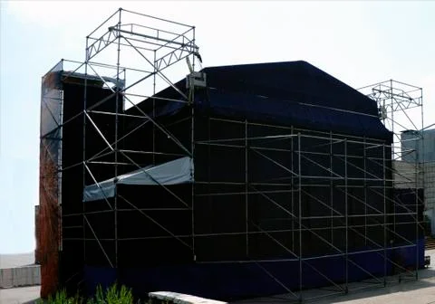 The stage for performances Stock Photos