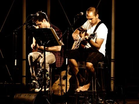 On stage Stock Photos