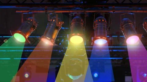 On the stage Foto stock