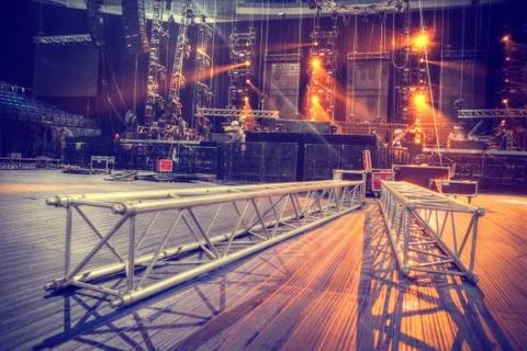 Stage before Stock Photos