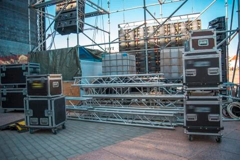 Stage before Stock Photos