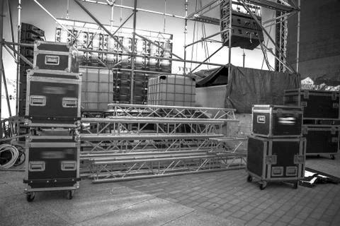 Stage before Stock Photos