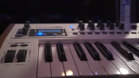 Stage-piano Video stock 75130628