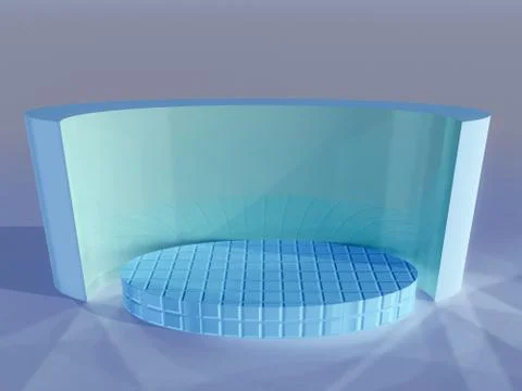 Stage Platform Stock Illustration