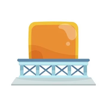 Stage platform Stock Illustration