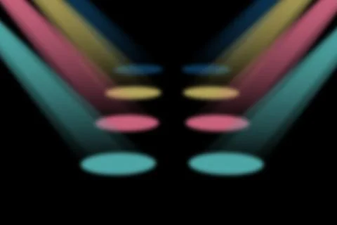 Stage podium with lighting, Stage Podium Scene with for Award Ceremony on L.. Stock Illustration