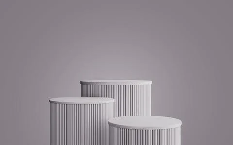 Stage product display presentation, Modern advertising empty stand Stock Illustration