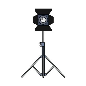 Stage Projector Icon Stock Illustration