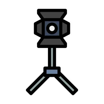 Stage Projector Icon Stock Illustration