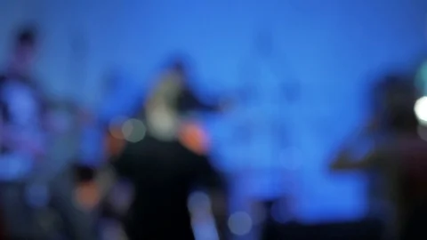 Stage in pub in bokeh 스톡 동영상 88003639
