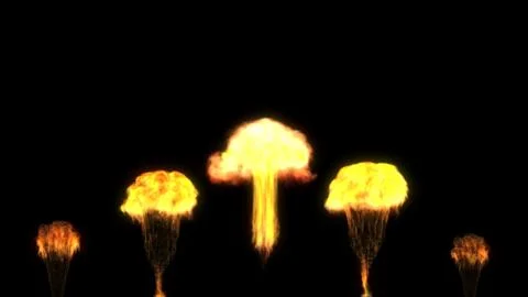 Stage pyrotechnics flames shooting up from the bottom Stock Illustration
