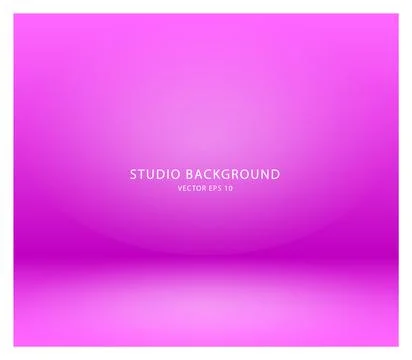 Stage showcase for presentations, stage layout. The studio background is pink. Illustrazione stock