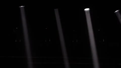 Stage Spotlight with Laser rays. Bright shiny lights flashing movement ente.. Video stock 279235700