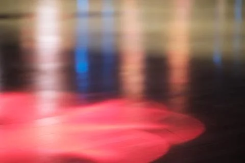 Stage with spotlights.  Stock Photos