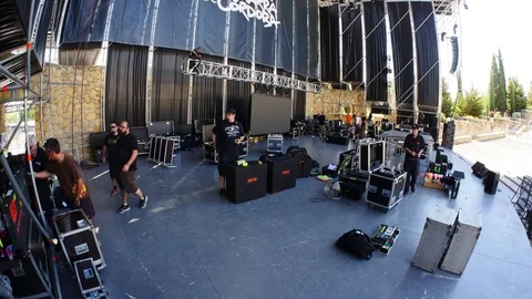 Stage Time Lapse Stock Footage 82184797