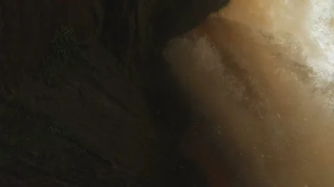 A stage where the force of water is present Stock Footage 146326477