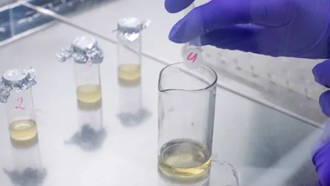 Stages in an experiment Stock Footage 204064819