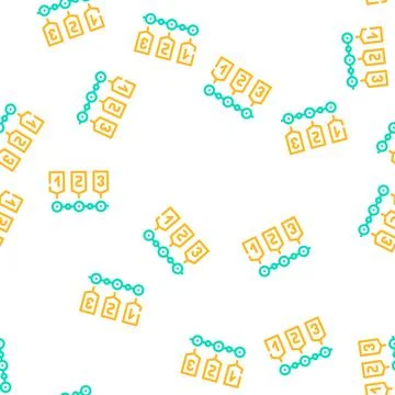 Stages of planning vector seamless pattern Illustrazione stock