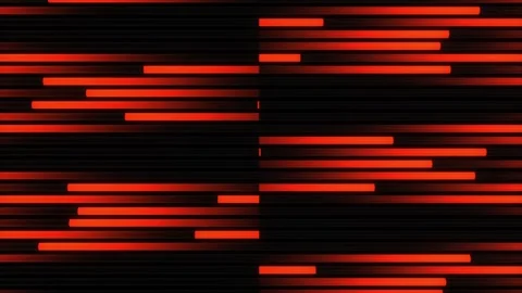 Staggered Ember Lines Abstract Glowing Bar Loop Stock Footage 313347418