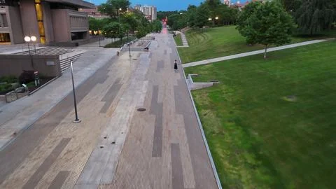 Staggered - Syracuse University 库存照片