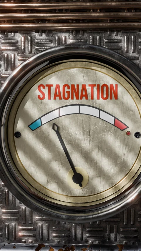 Stagnation meter showing low movement and pressure in industrial setting Stock Footage 320530652