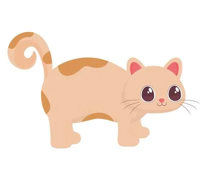 Stain cat design Stock Illustration