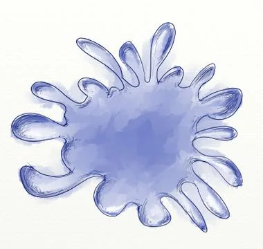 A stain of color Stock Illustration