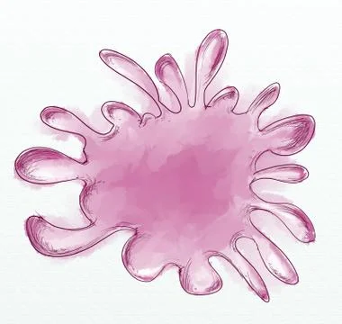 A stain of color Stock Illustration