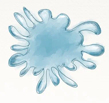 A stain of color Stock-Illustration