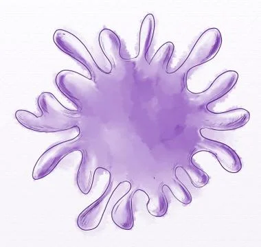 A stain of color Stock Illustration