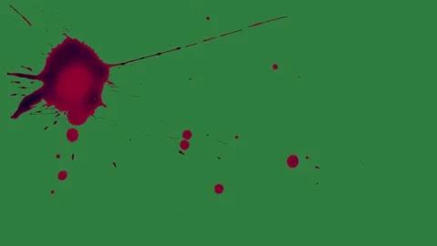 Stain Dynamic With Piece On Chroma Key For Compositing Stock Footage 338018321